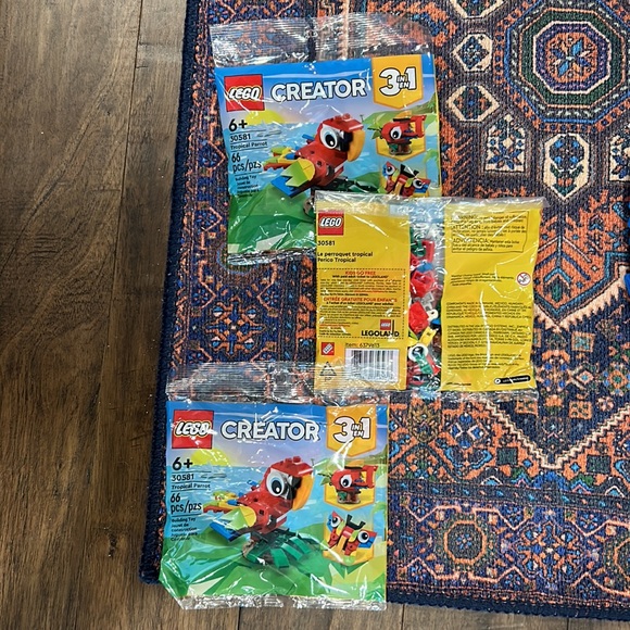 Lego Creator Poly Bag Beanie Hat Special 4 pc - Picture 9 of 12